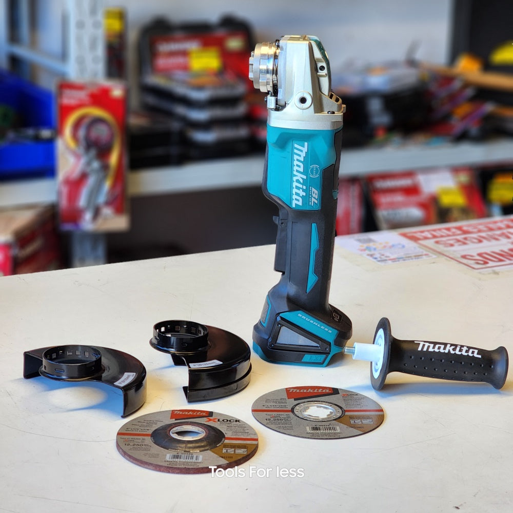 18V LXT Lithium-Ion Brushless Cordless 4-1/2 in./5 in. Paddle Switch X-LOCK Angle Grinder with AFT, Tool Only (XAG26Z) 18V LXT Lithium-Ion Brushless Cordless 4-1/2 in./5 in. Paddle Switch X-LOCK Angle Grinder with AFT, Tool Only (XAG26Z)